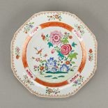 Chinese Export Famille Rose Porcelain Plate