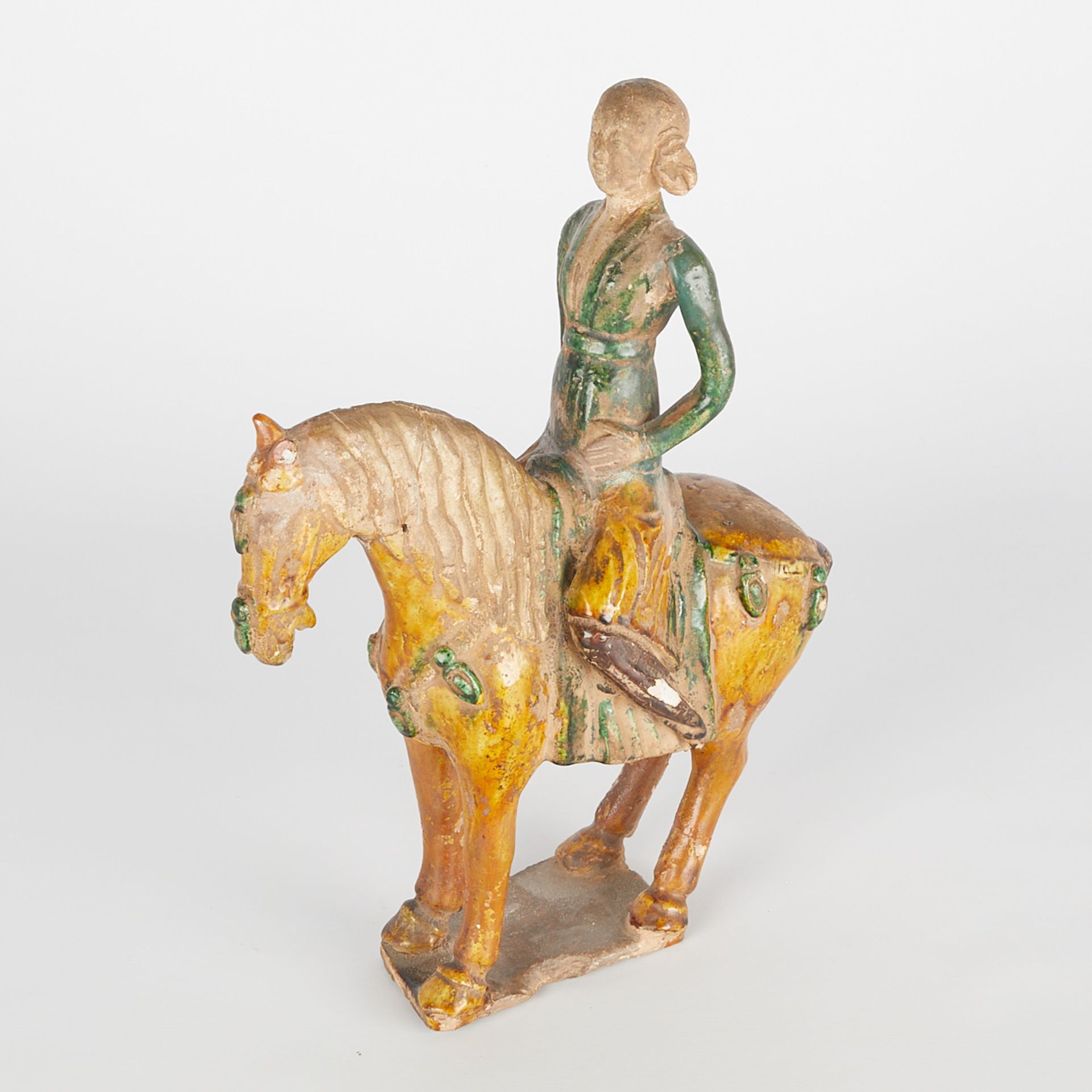 Chinese Han Horse Rider Ceramic ex. Malcolm Lein - Image 7 of 11