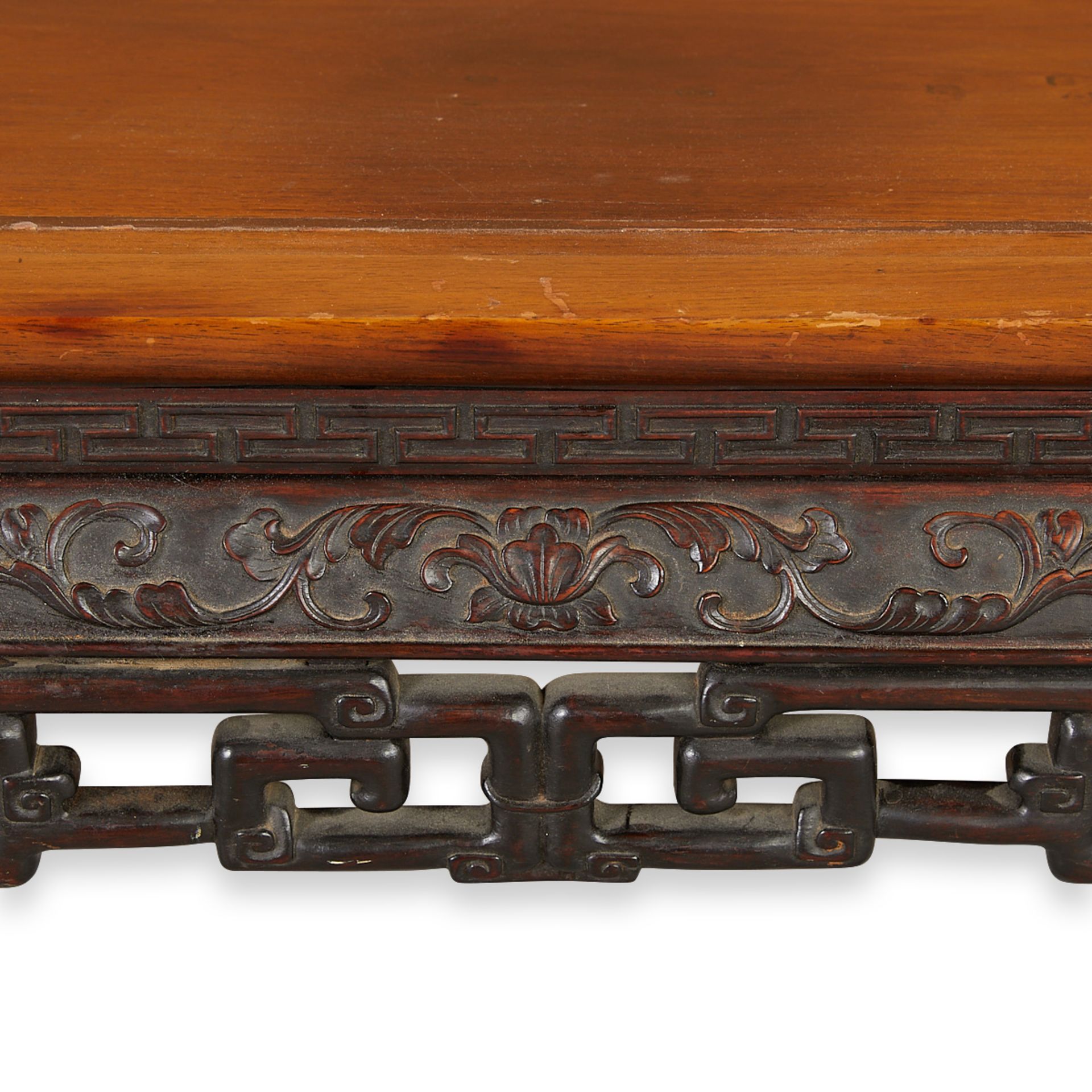 19th c. Chinese Carved Low Table - Bild 9 aus 9