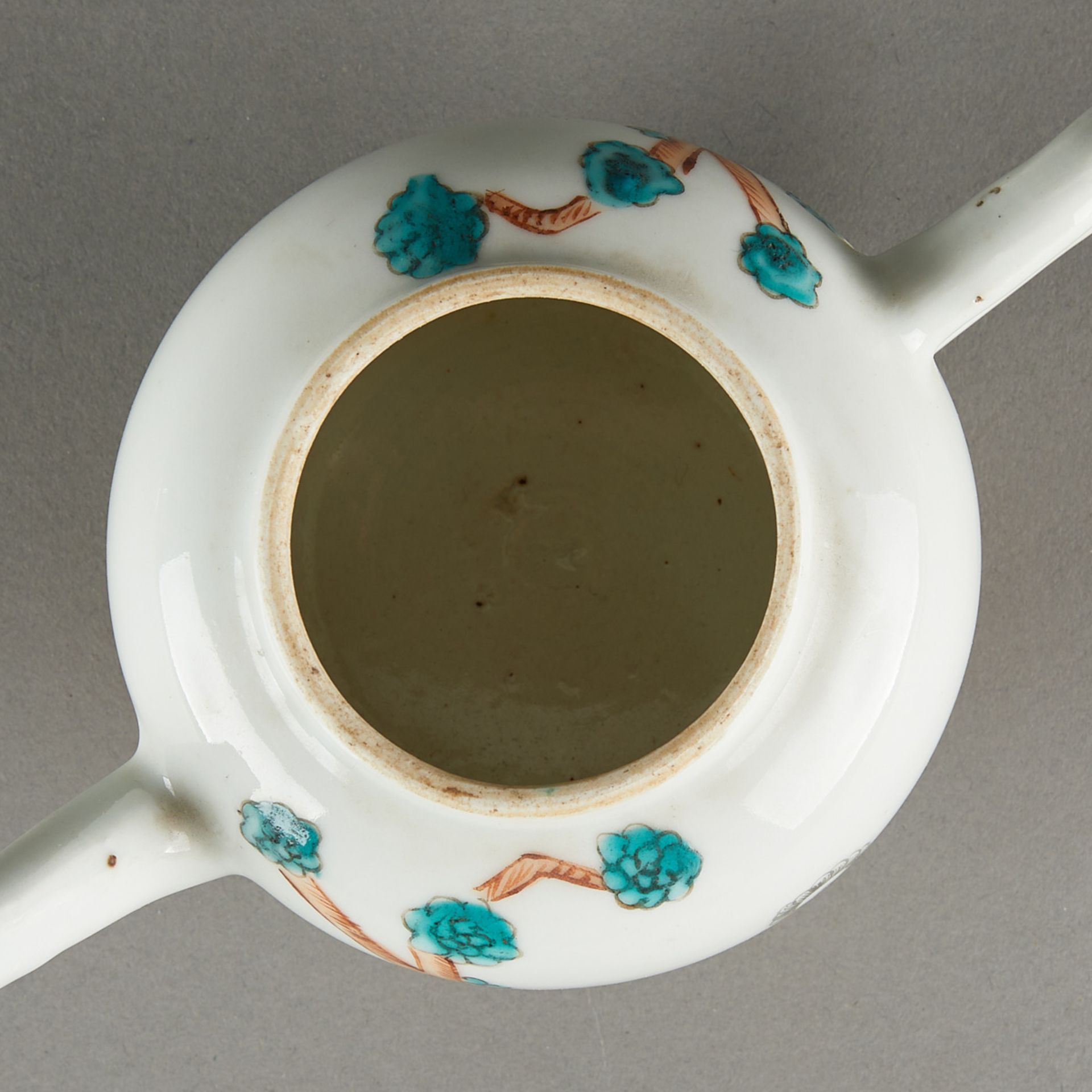 Chinese Export Famille Verte Porcelain Teapot - Bild 6 aus 11