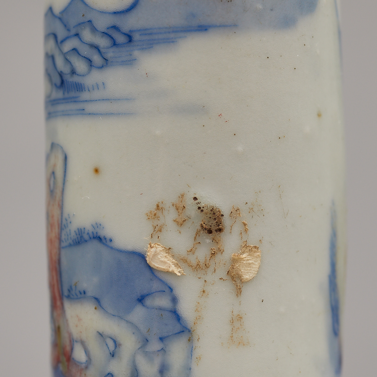 Chinese Blue & White Porcelain Snuff Bottle - Image 8 of 10
