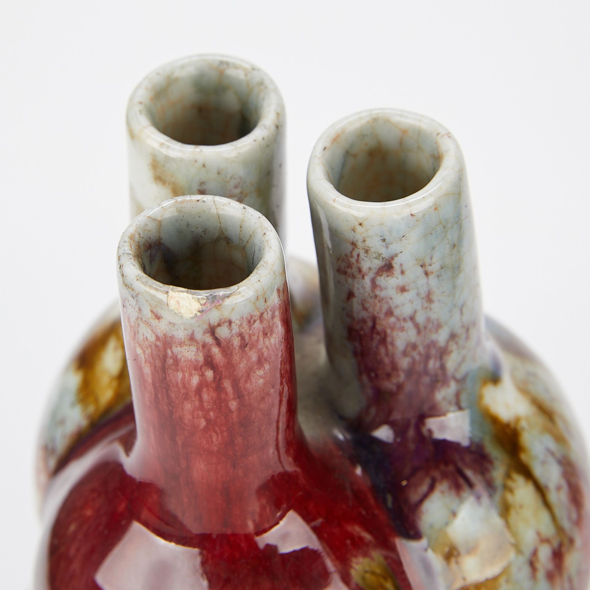 Chinese Porcelain Flambe Double Gourd Vase - Bild 12 aus 13