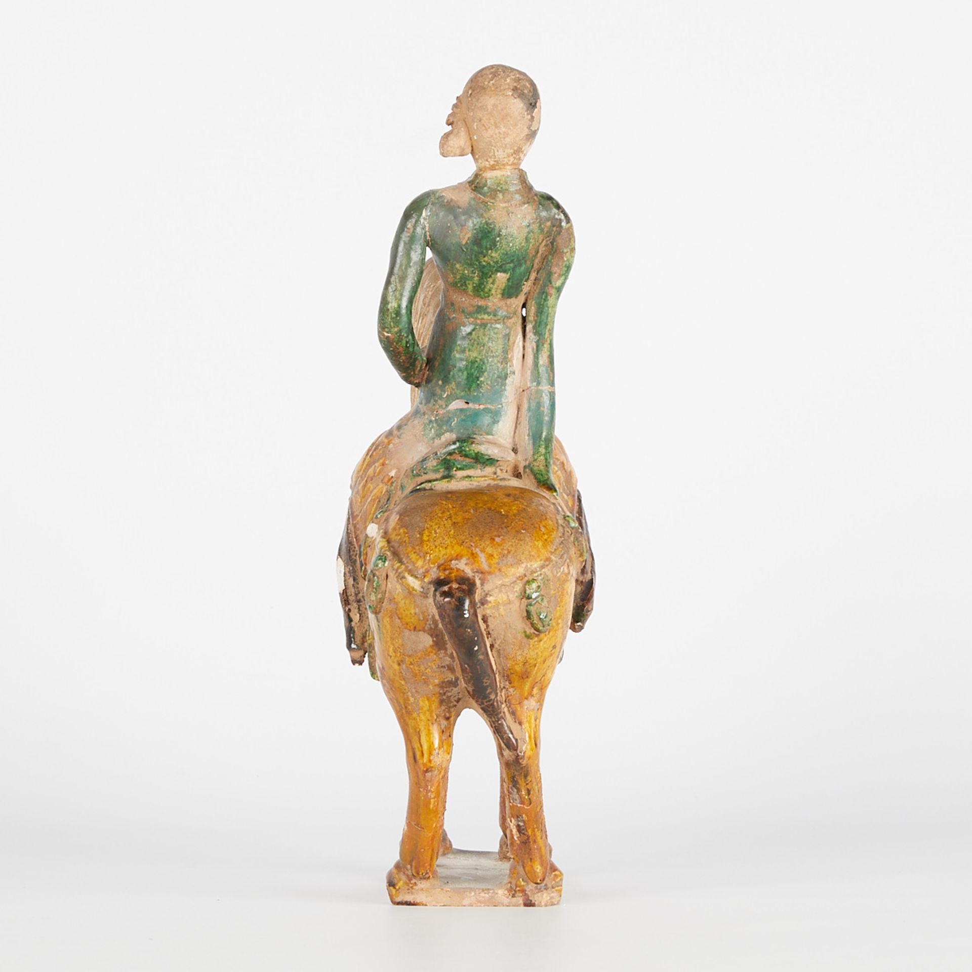Chinese Han Horse Rider Ceramic ex. Malcolm Lein - Image 3 of 11