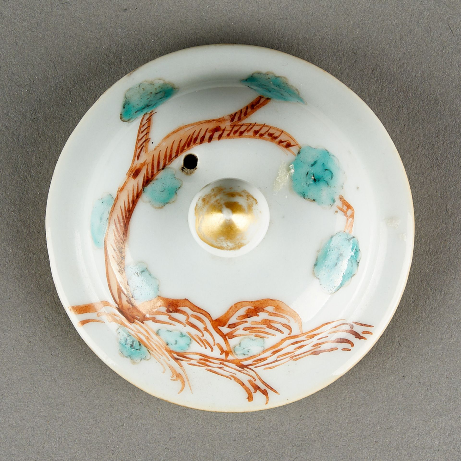 Chinese Export Famille Verte Porcelain Teapot - Bild 7 aus 11