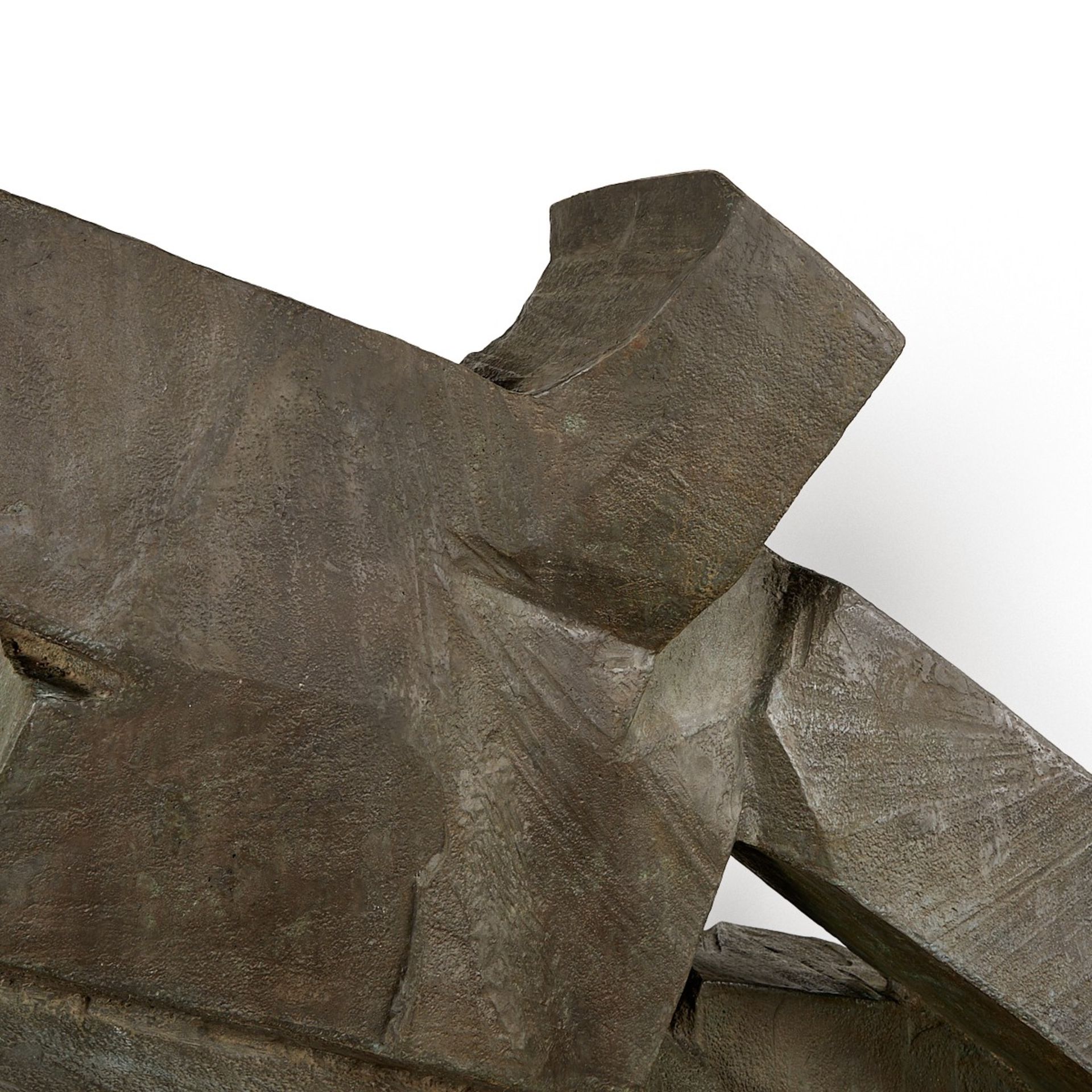 Ju Ming "Single Whip" Large Bronze Sculpture - Bild 21 aus 30