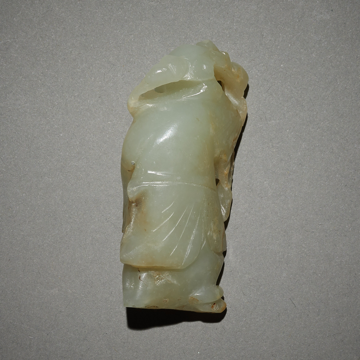 18th-19th c. Fine Chinese Jade Carving of a Boy - Image 4 of 5