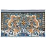Lrg Chinese Qing Double Embroidery 1880-1910
