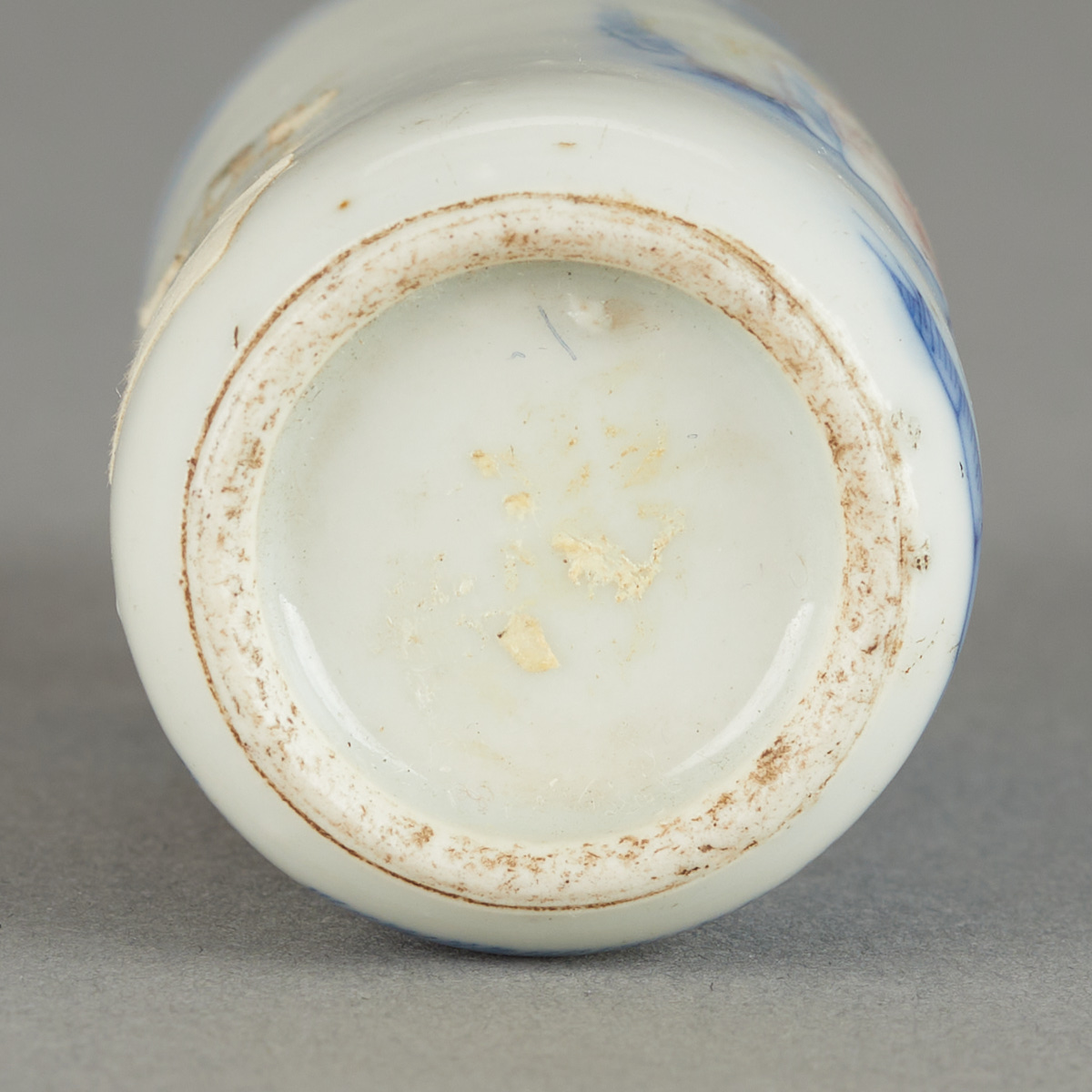 Chinese Blue & White Porcelain Snuff Bottle - Image 10 of 10