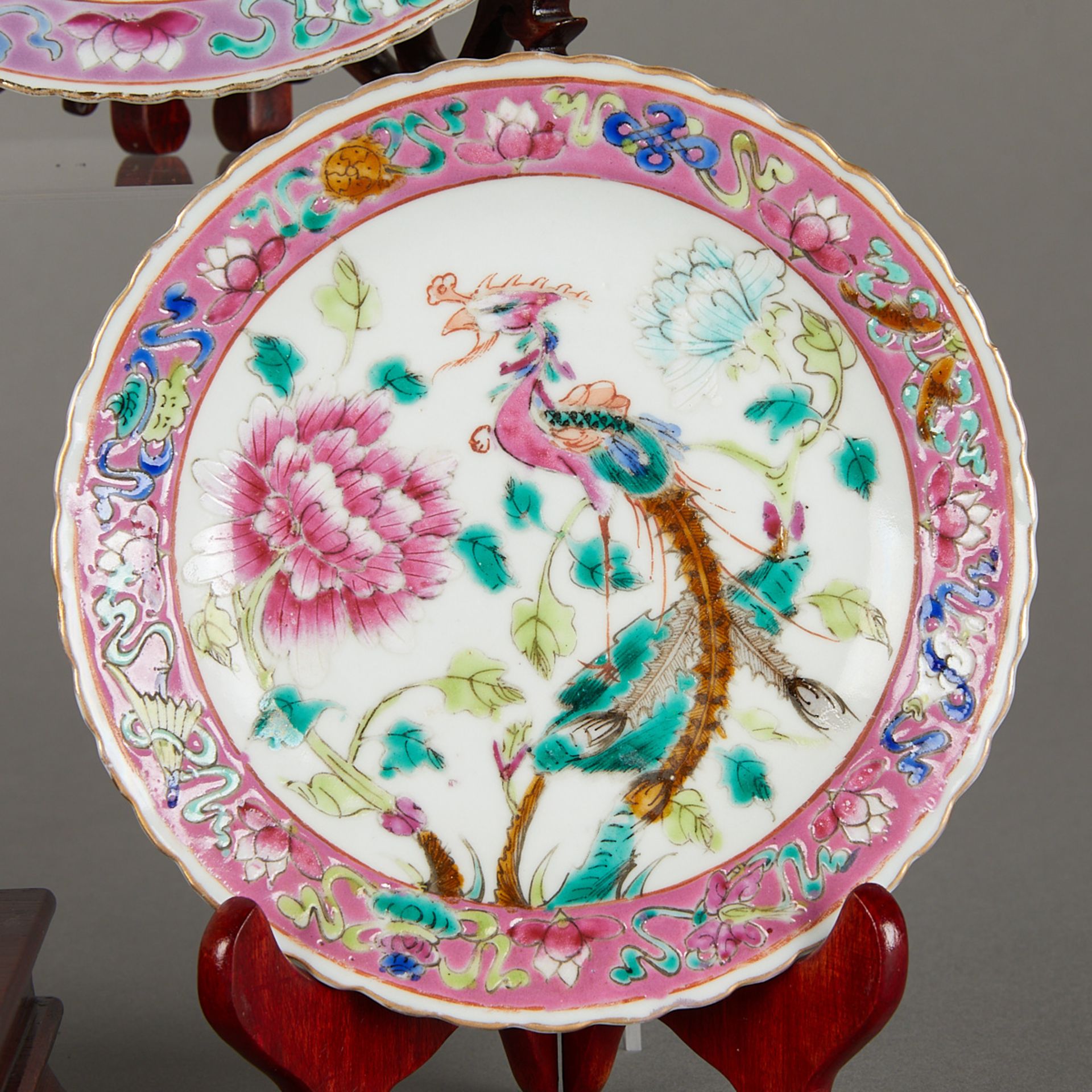 12 Chinese 19th c. Famille Rose Porcelain Objects - Bild 7 aus 19