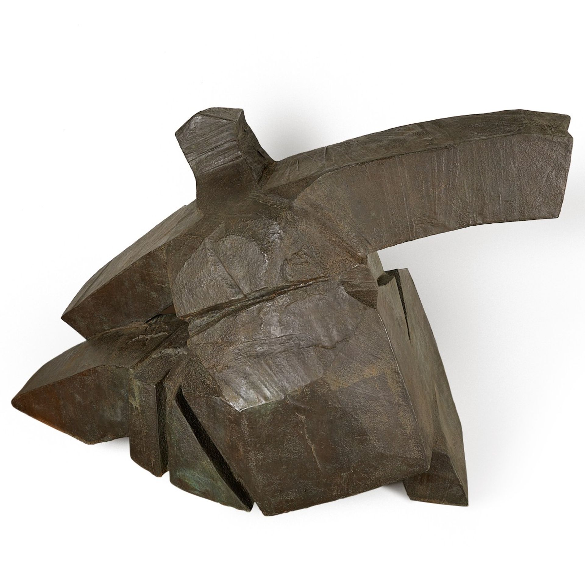 Ju Ming "Single Whip" Large Bronze Sculpture - Bild 17 aus 30