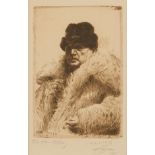 Anders Zorn "Self-Portrait" Etching 1916