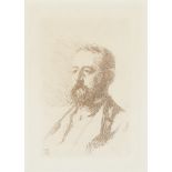 Anders Zorn "Carl Snoilsky" Etching 1888