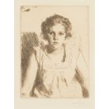 Anders Zorn "Frida" Etching 1914