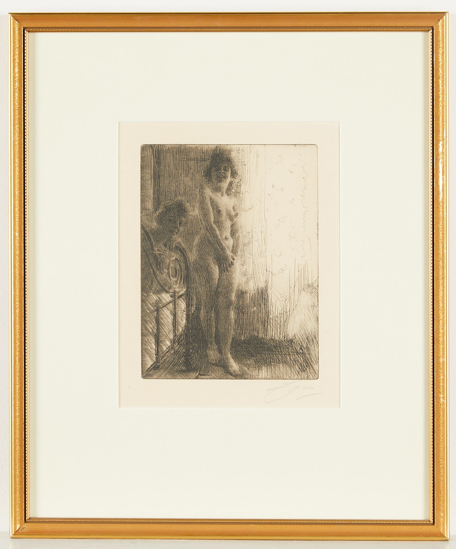 Anders Zorn "A Dark Corner" Etching 1903 - Bild 2 aus 4