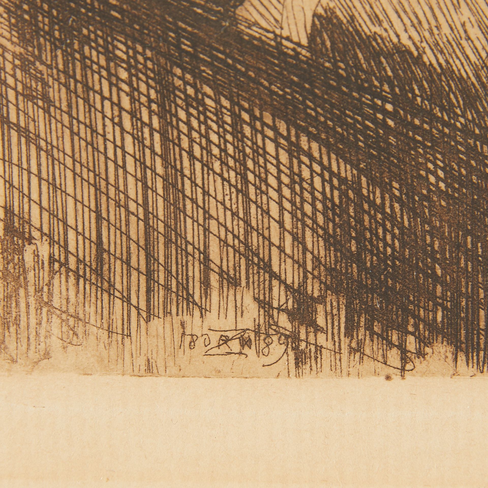 Anders Zorn "A Painter-Etcher" Etching 1889 - Bild 3 aus 4