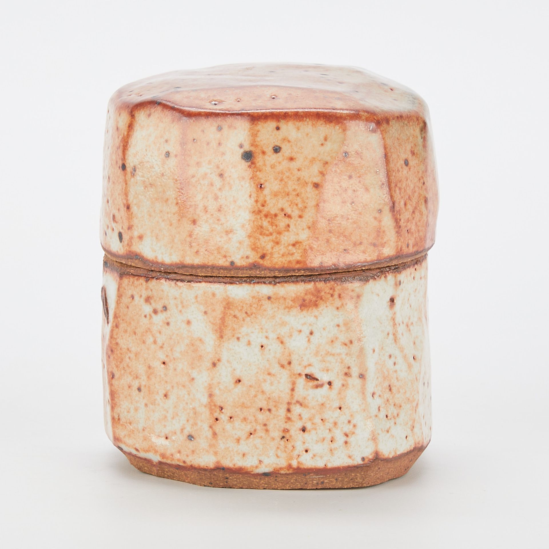 Warren MacKenzie Shino Ceramic Box - Marked - Bild 3 aus 9