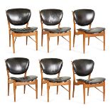 Set 6 Finn Juhl Baker NV-51 MCM Dining Chairs