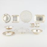 16 Sterling Silver Trays & Dishes 34.09 ozt