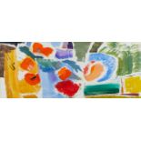 Ivon Hitchens Poppies Still Life Painting 1973-75