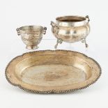 3 18th/19th c. Antique Silver Objects