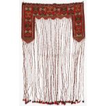 Middle Eastern Kapanuk Wool Wall Rug 7'2" x 4'7"