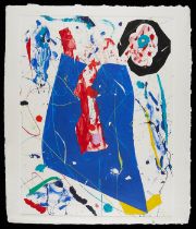 Sam Francis "Chariot" Monotype 1985