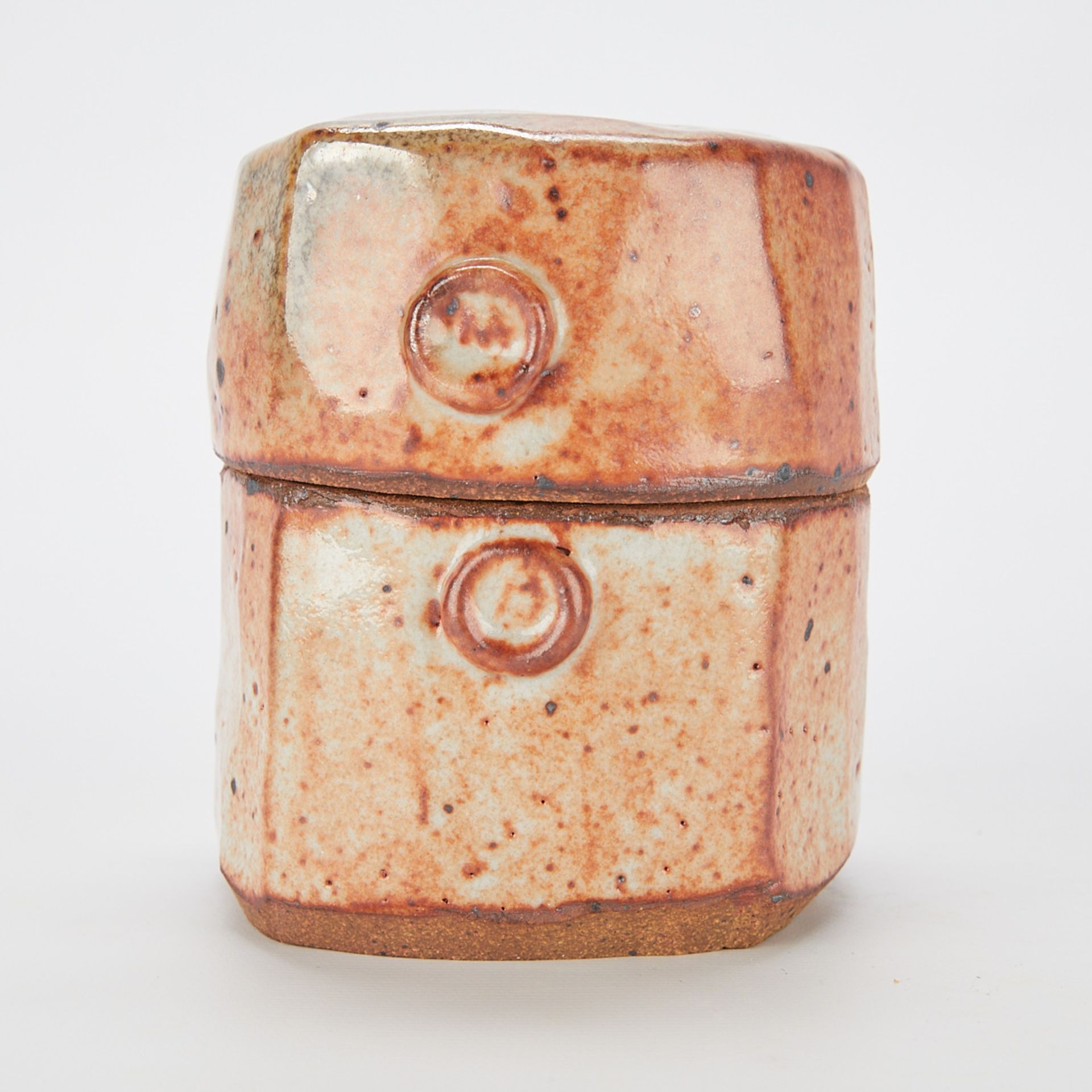 Warren MacKenzie Shino Ceramic Box - Marked - Bild 9 aus 9