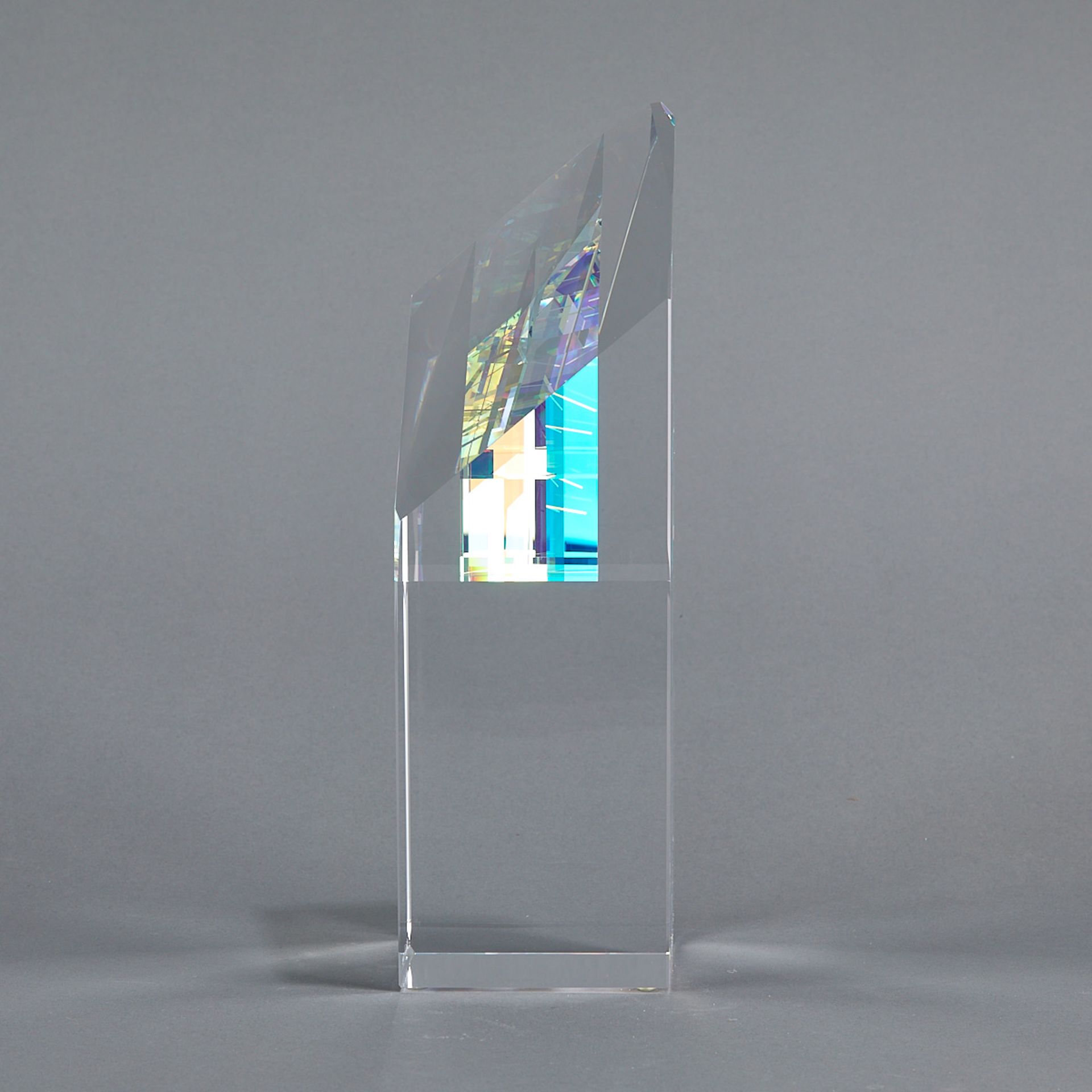 Toland Sand "Dichroic Revelation" Glass Sculpture - Bild 3 aus 10