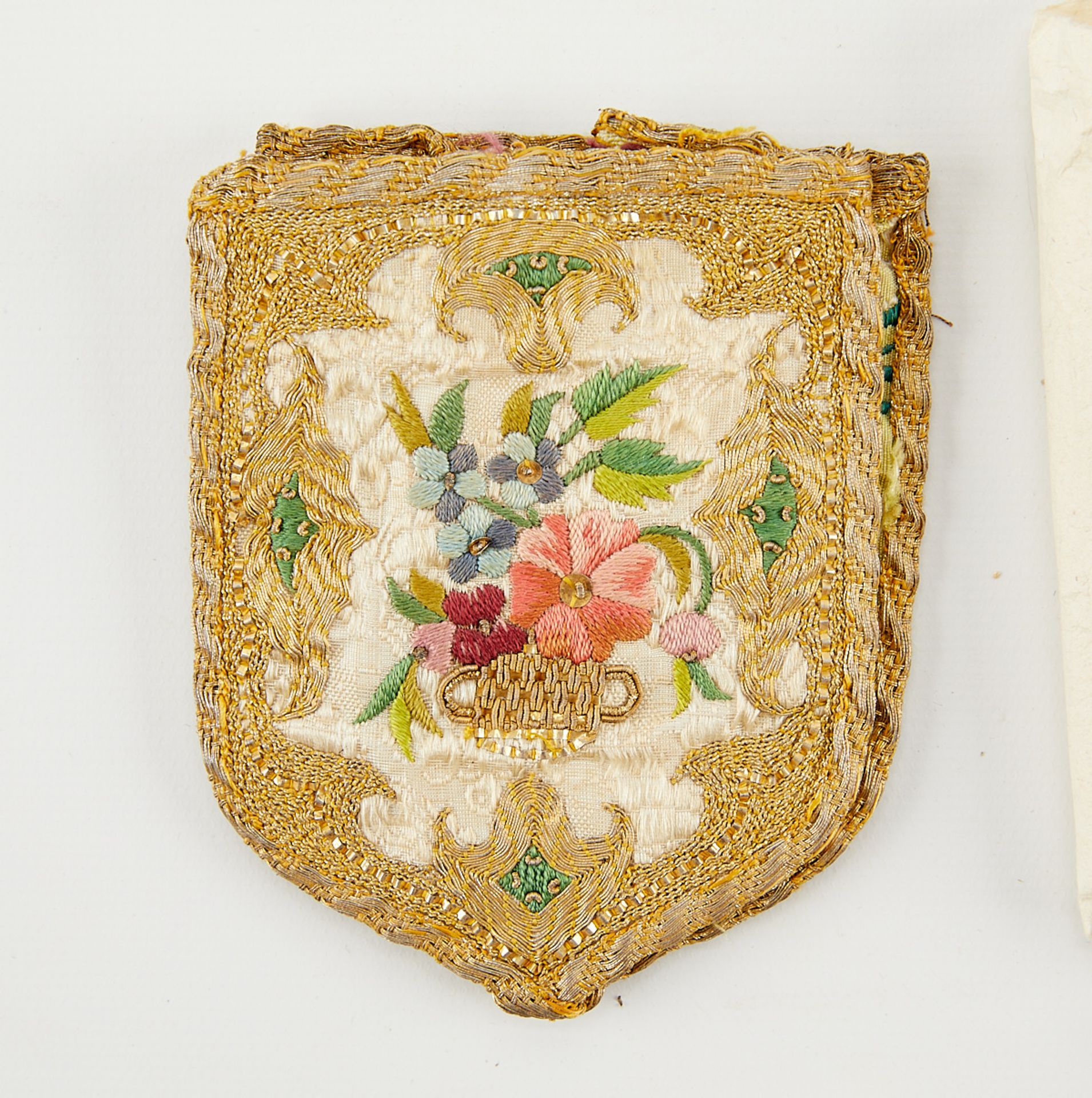 Group 18th-19th c. Italian Embroideries & Relics - Image 13 of 14