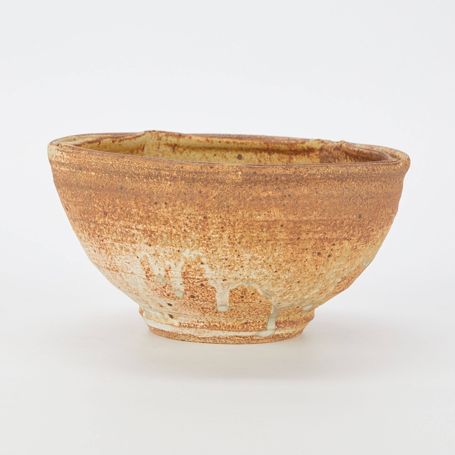 Warren MacKenzie Ceramic Split Rim Bowl - Marked - Bild 3 aus 7