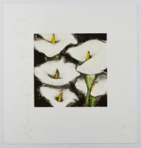 Donald Sultan Lilies Serigraph