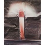 Edward Evans "Vigil Of Light" Painting 1997