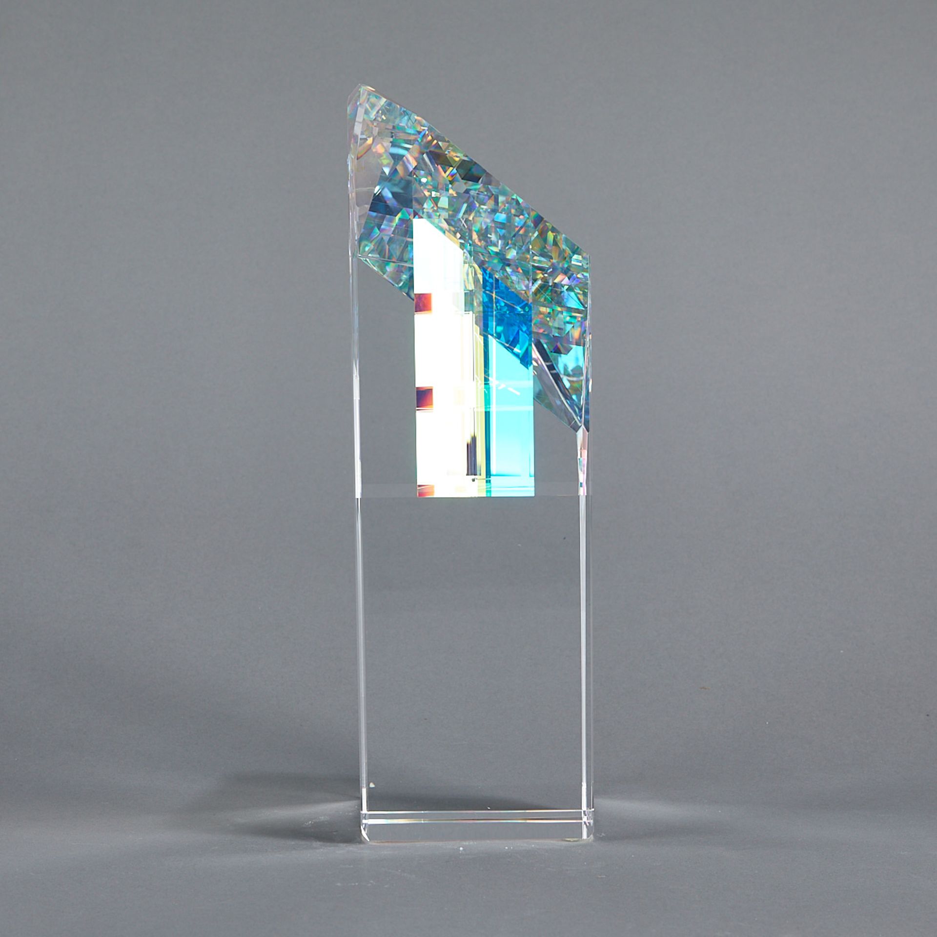 Toland Sand "Dichroic Revelation" Glass Sculpture - Bild 5 aus 10