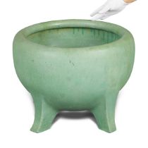 Large Teco Matte Green Planter ca. 1906