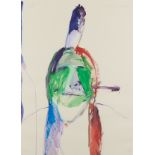 Fritz Scholder Native American Portrait Painting