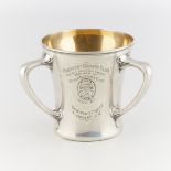 Gorham Tri-Handle Sterling Silver Cup 8.84 ozt