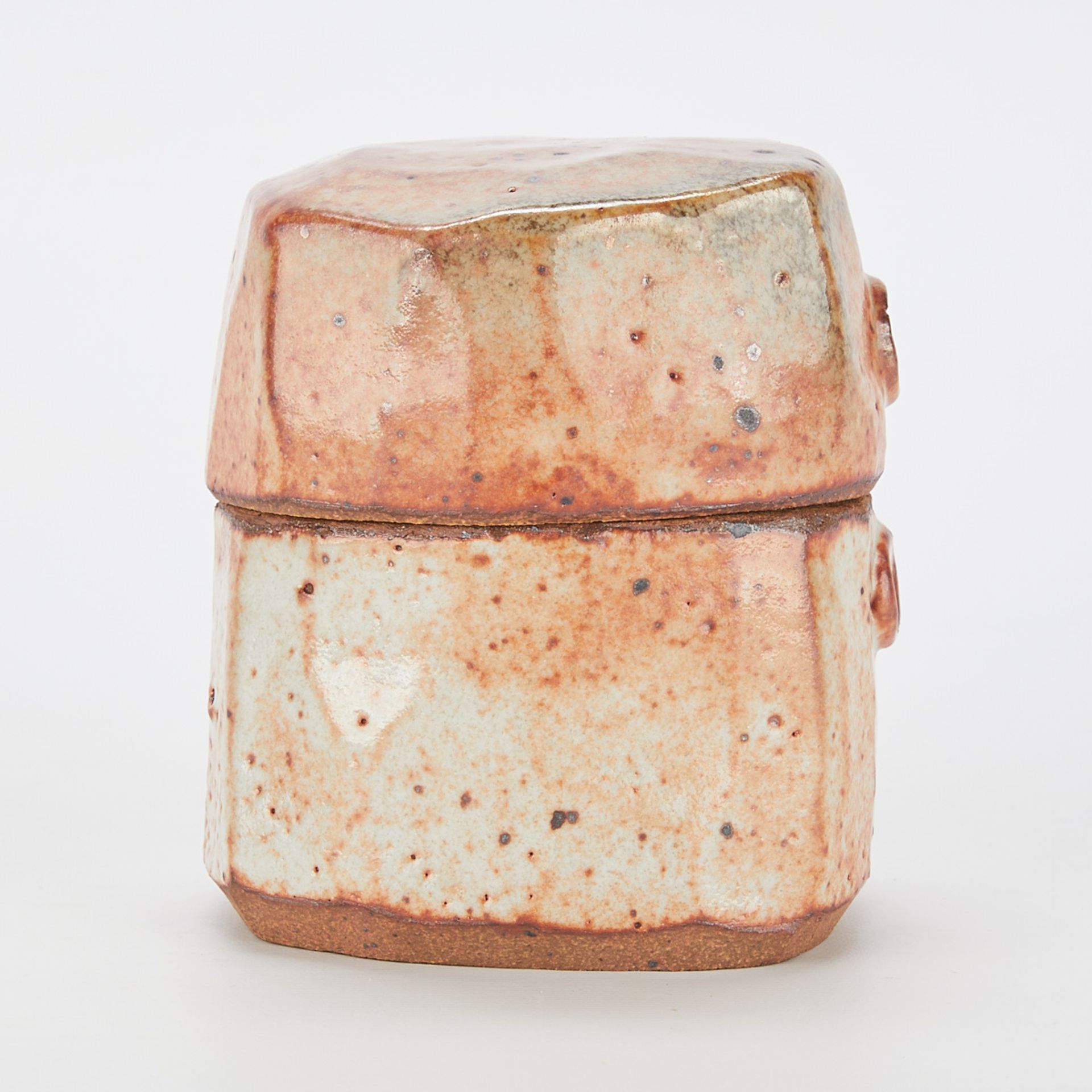 Warren MacKenzie Shino Ceramic Box - Marked - Bild 4 aus 9