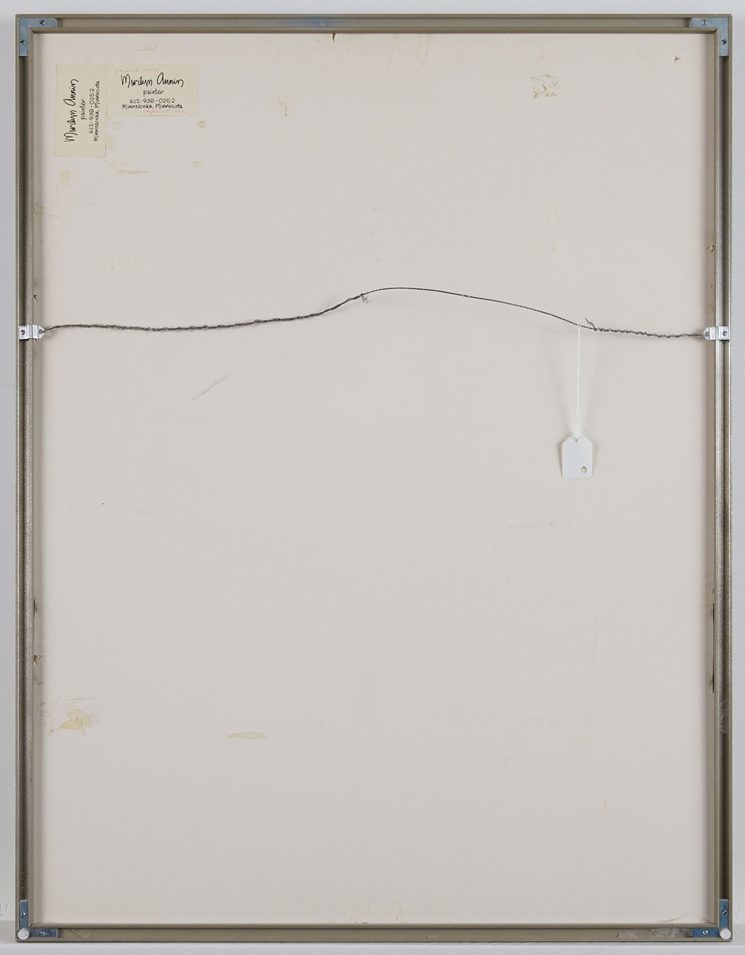 Marilyn Annin Watercolor Abstract Painting 1979 - Image 6 of 7