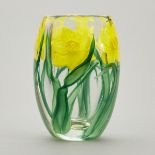 Steven Lundberg Magnum Daffodil Glass Vase