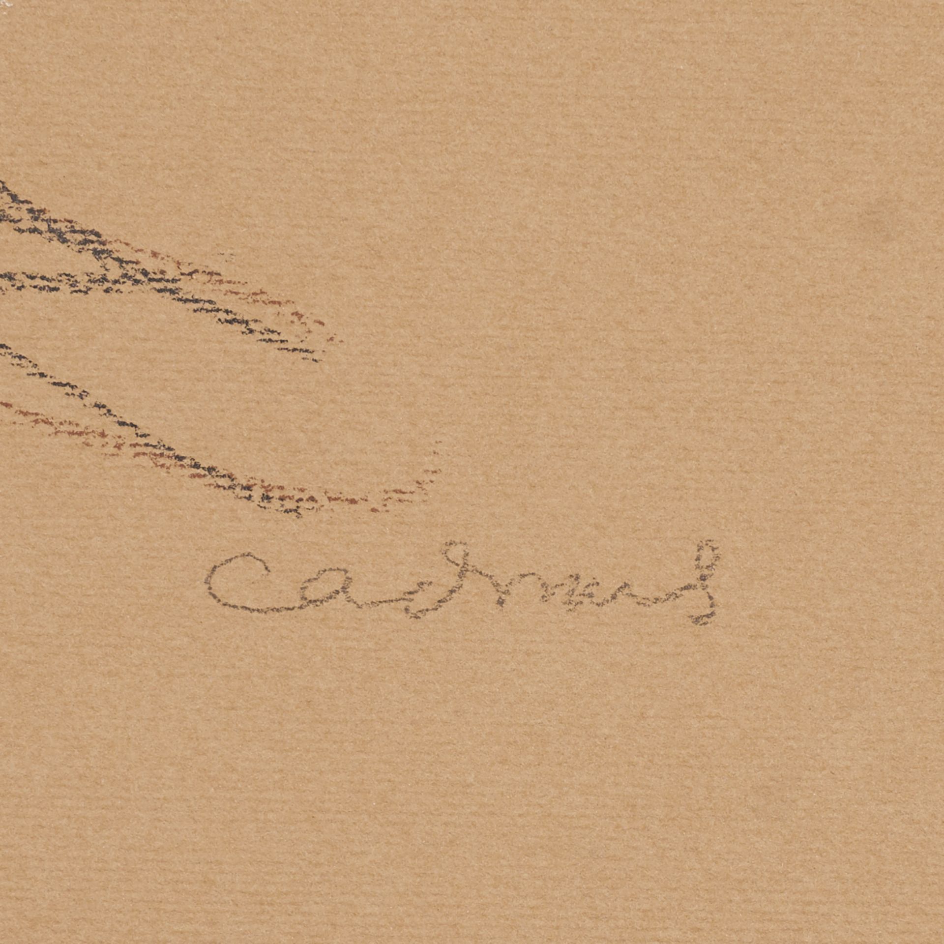 Paul Cadmus Reclining Female Nude Crayon on Paper - Bild 2 aus 3
