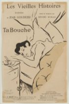 Toulouse Lautrec "Ta Bouche" Playbill Cover