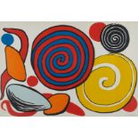 Alexander Calder Circle & Swirls Lithograph 1970