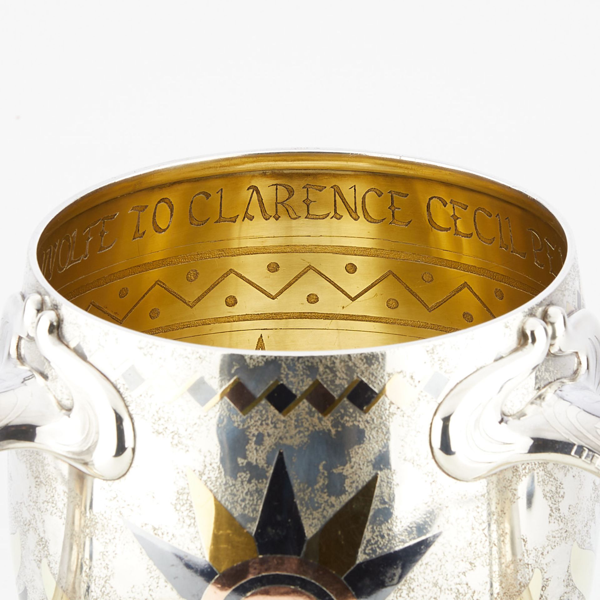 Large Tiffany Sterling Trophy Cup 83.21 Troy oz - Image 10 of 20