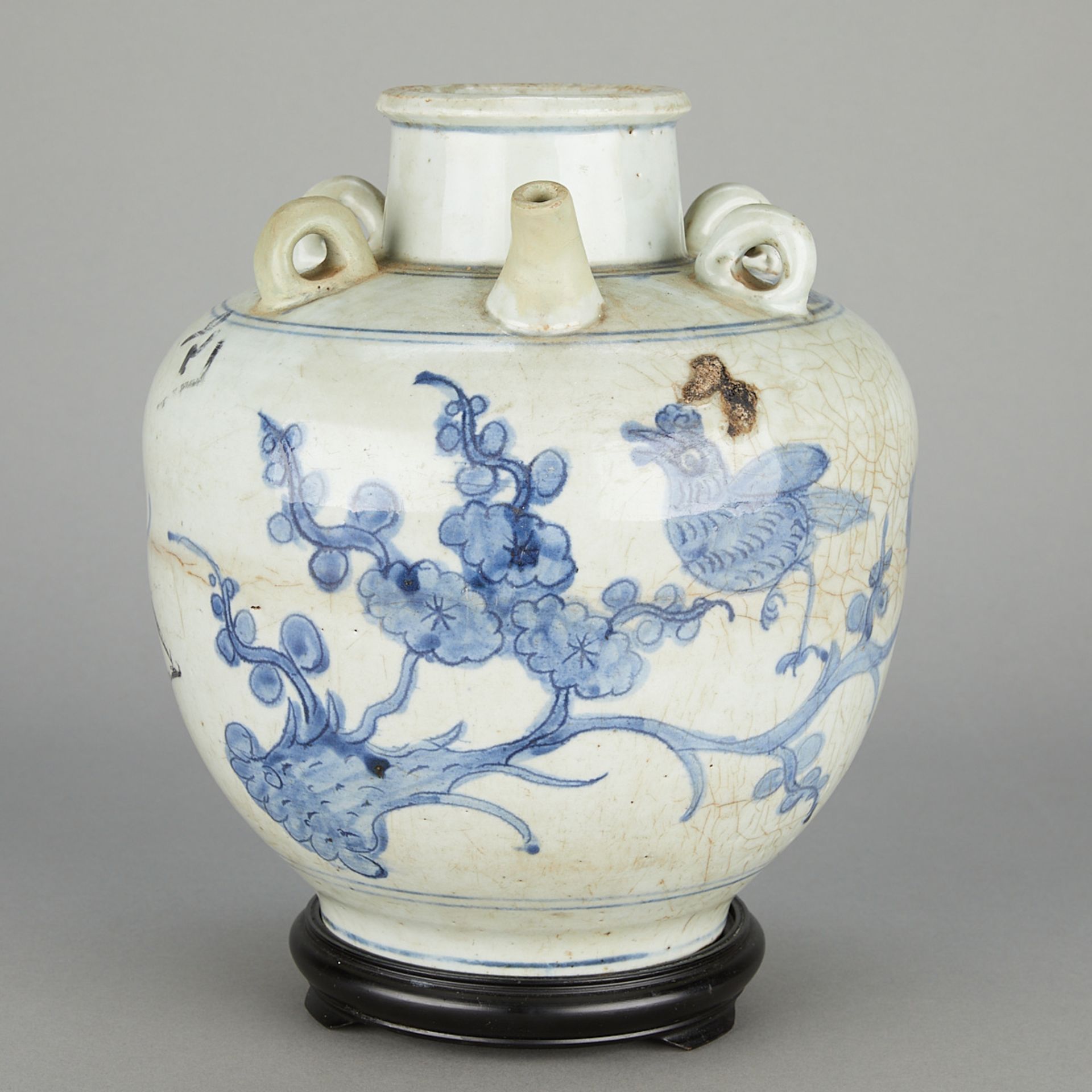 Antique Chinese Porcelain Wine Pot - Image 3 of 13