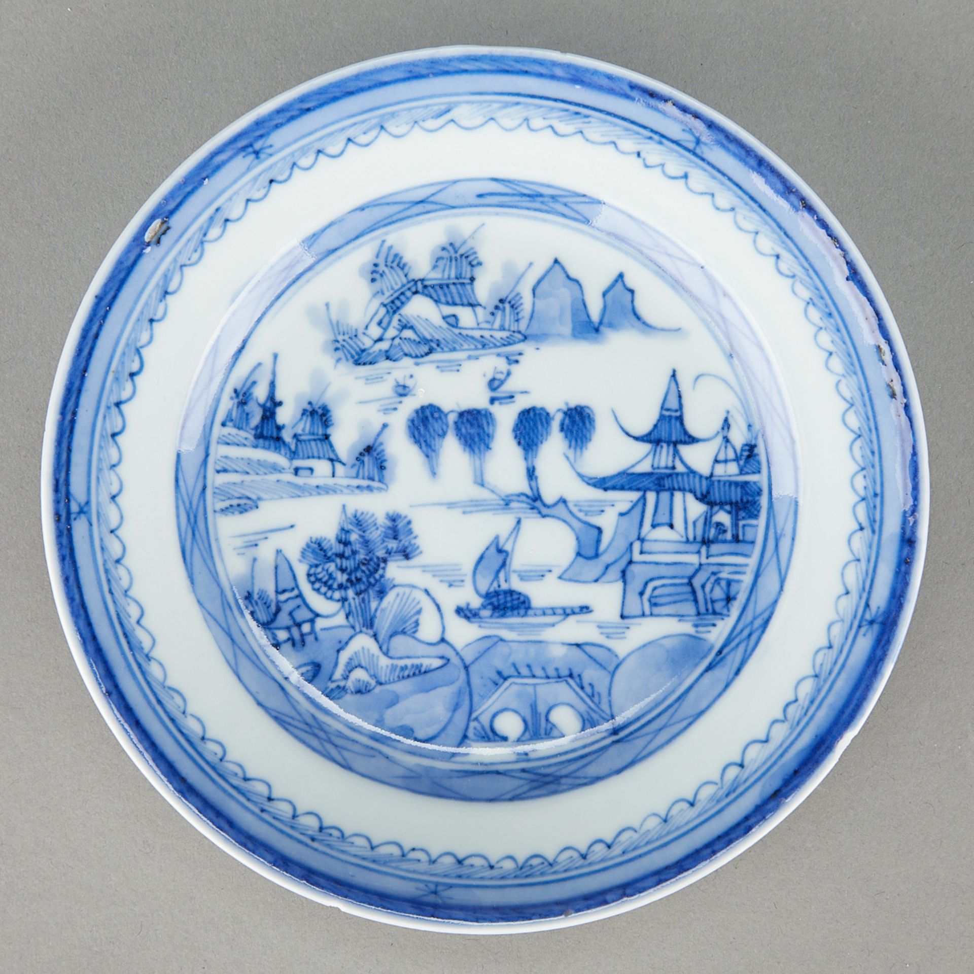 14 Pcs 19th c. Chinese Canton Porcelain - Image 18 of 25