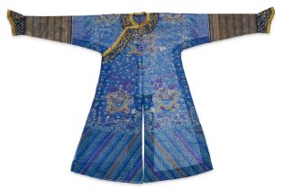 19th c. Chinese Silk Summer Robe