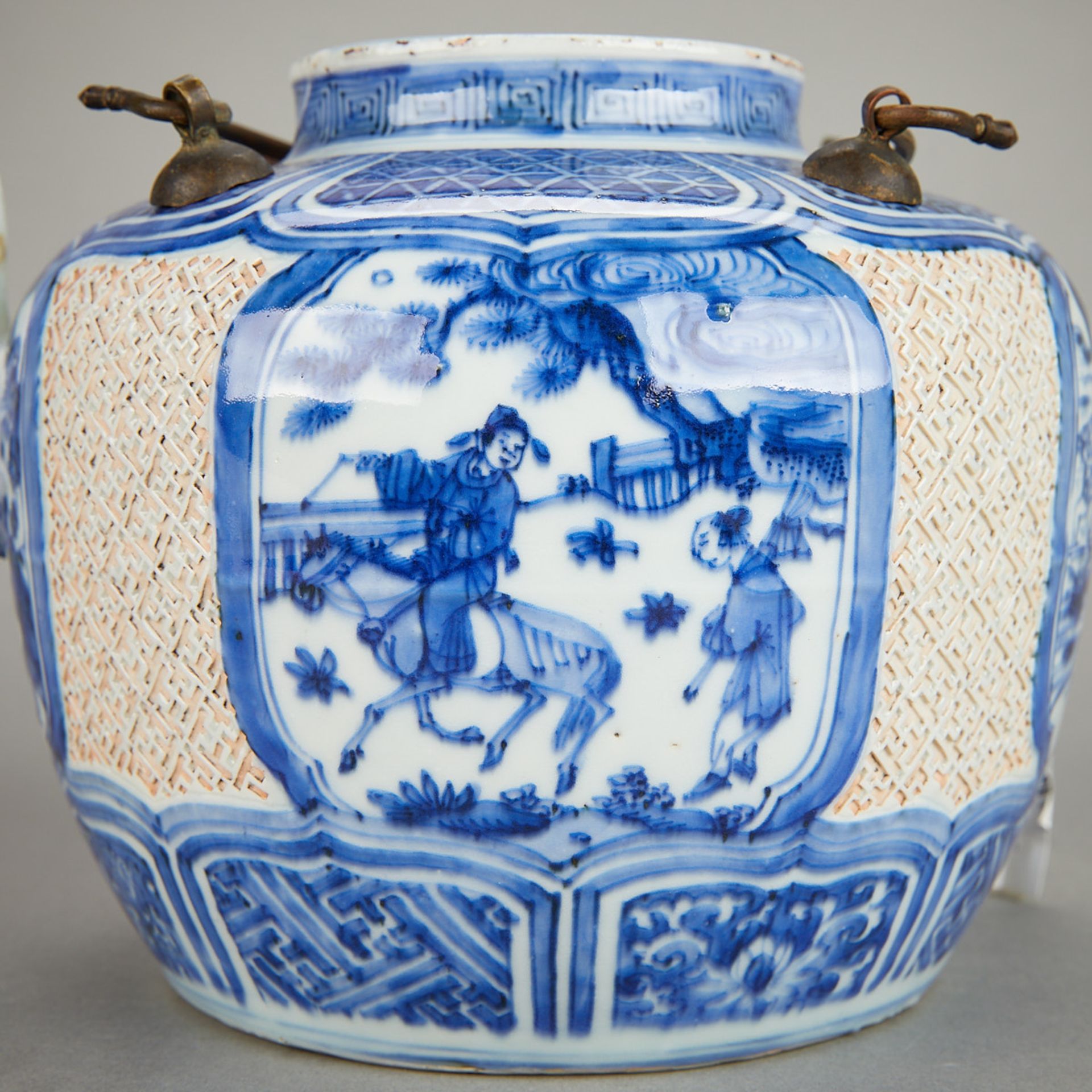Rare Chinese Wanli Porcelain Blue & White Wine Pot - Image 13 of 30