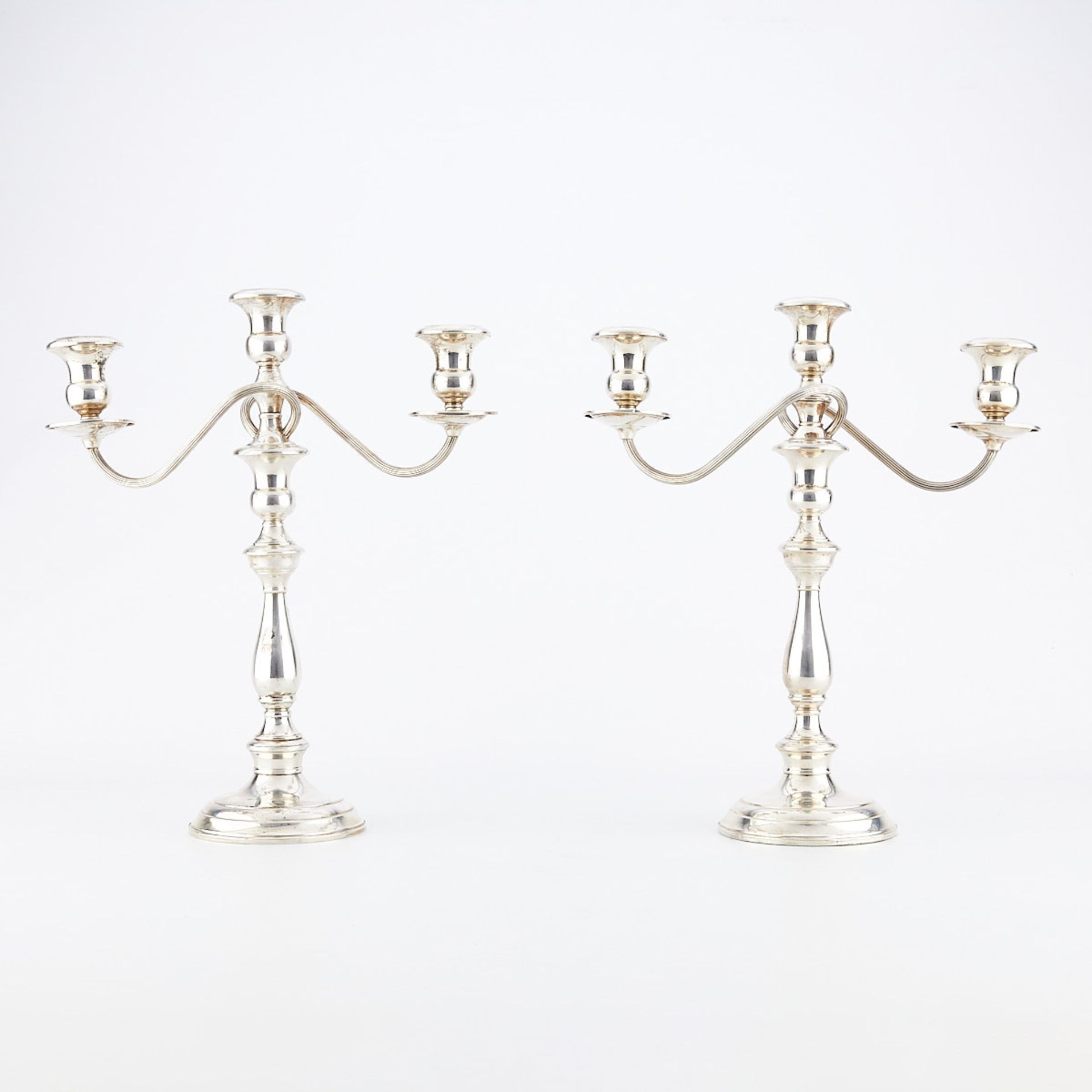 Pair of Whiting Sterling Silver Candelabra - Image 4 of 11
