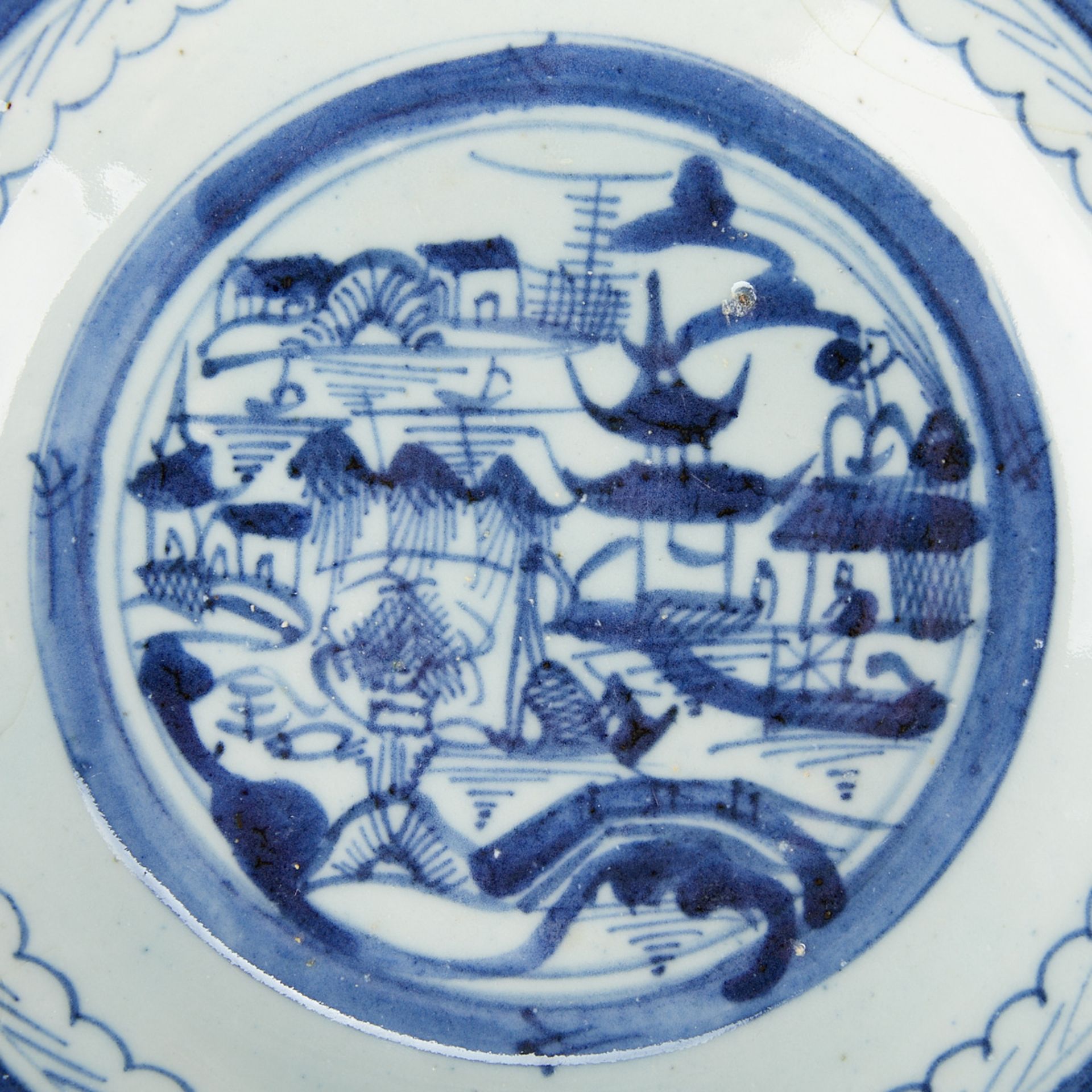 14 Pcs 19th c. Chinese Canton Porcelain - Image 22 of 25
