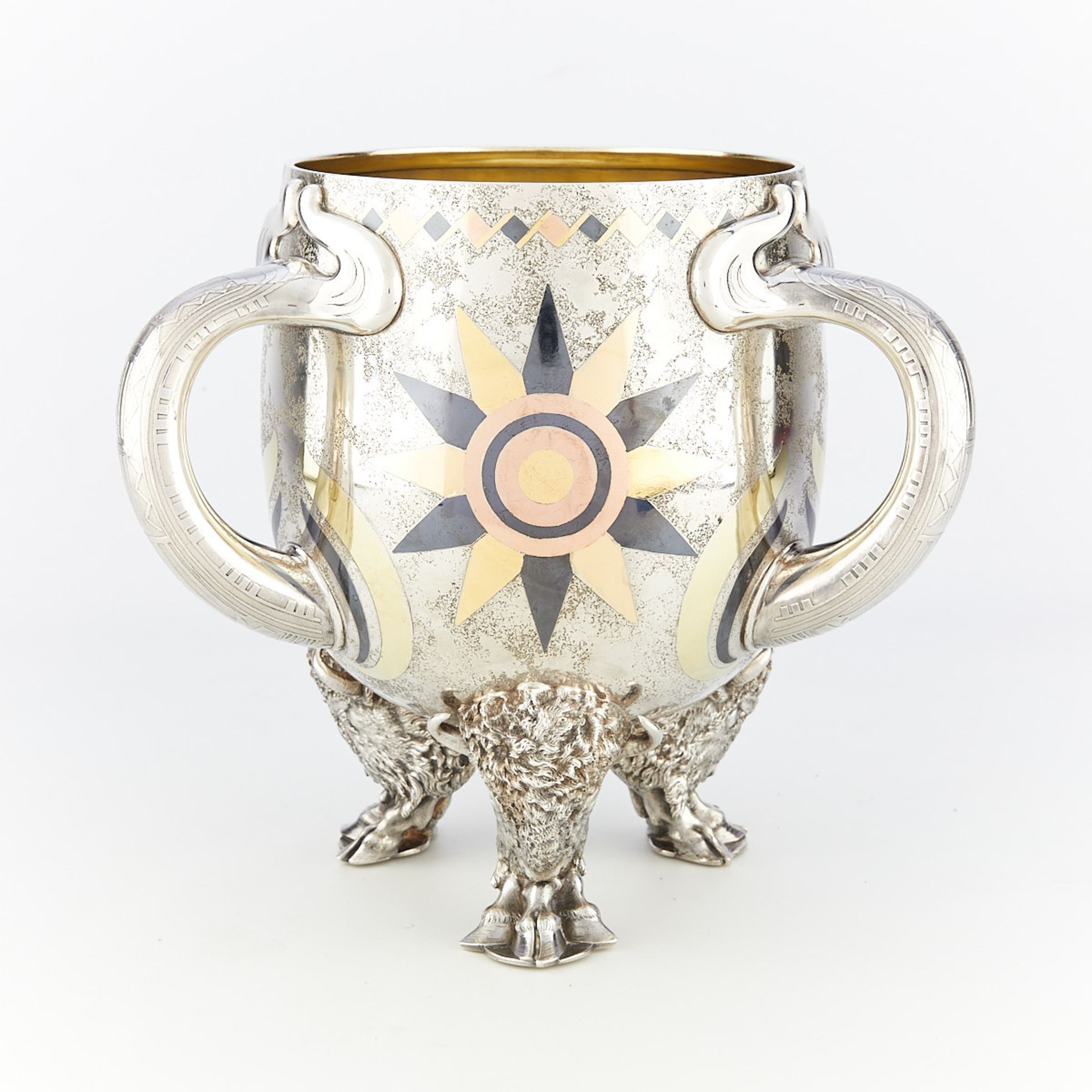 Large Tiffany Sterling Trophy Cup 83.21 Troy oz - Image 5 of 20